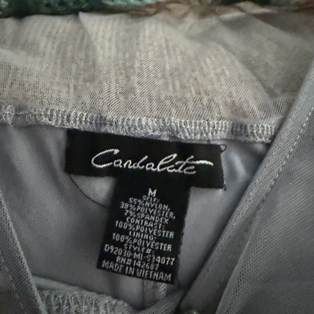 Candie's Lace Floral Gray 👚 Dress